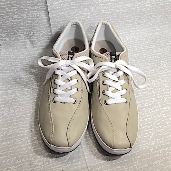 keds tan leather sneakers
